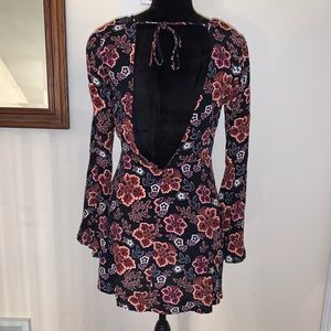 Floral Bell Sleeve Dress
